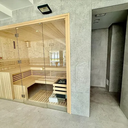 D204 Eco Boho Z 2 Sypialniami Z Basenem, Sauna, Jacuzzi, Przy Samej Plazy - 5d *