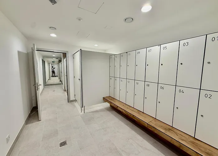 아파트 D204 Eco Boho Z 2 Sypialniami Z Basenem, Sauna, Jacuzzi, Przy Samej Plazy - 5d 니에초르체