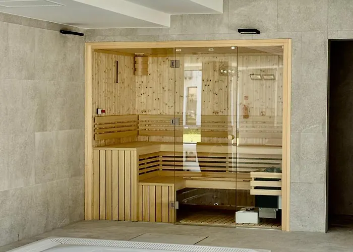 D204 Eco Boho Z 2 Sypialniami Z Basenem, Sauna, Jacuzzi, Przy Samej Plazy - 5d * 니에초르체