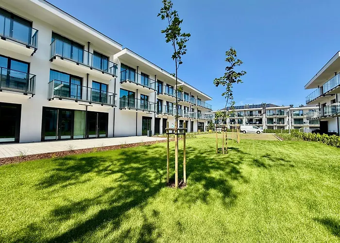 아파트 D204 Eco Boho Z 2 Sypialniami Z Basenem, Sauna, Jacuzzi, Przy Samej Plazy - 5d 니에초르체