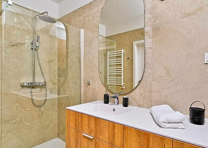 D204 Eco Boho Z 2 Sypialniami Z Basenem, Sauna, Jacuzzi, Przy Samej Plazy - 5d 니에초르체